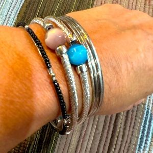 Six Bangel Bracelets